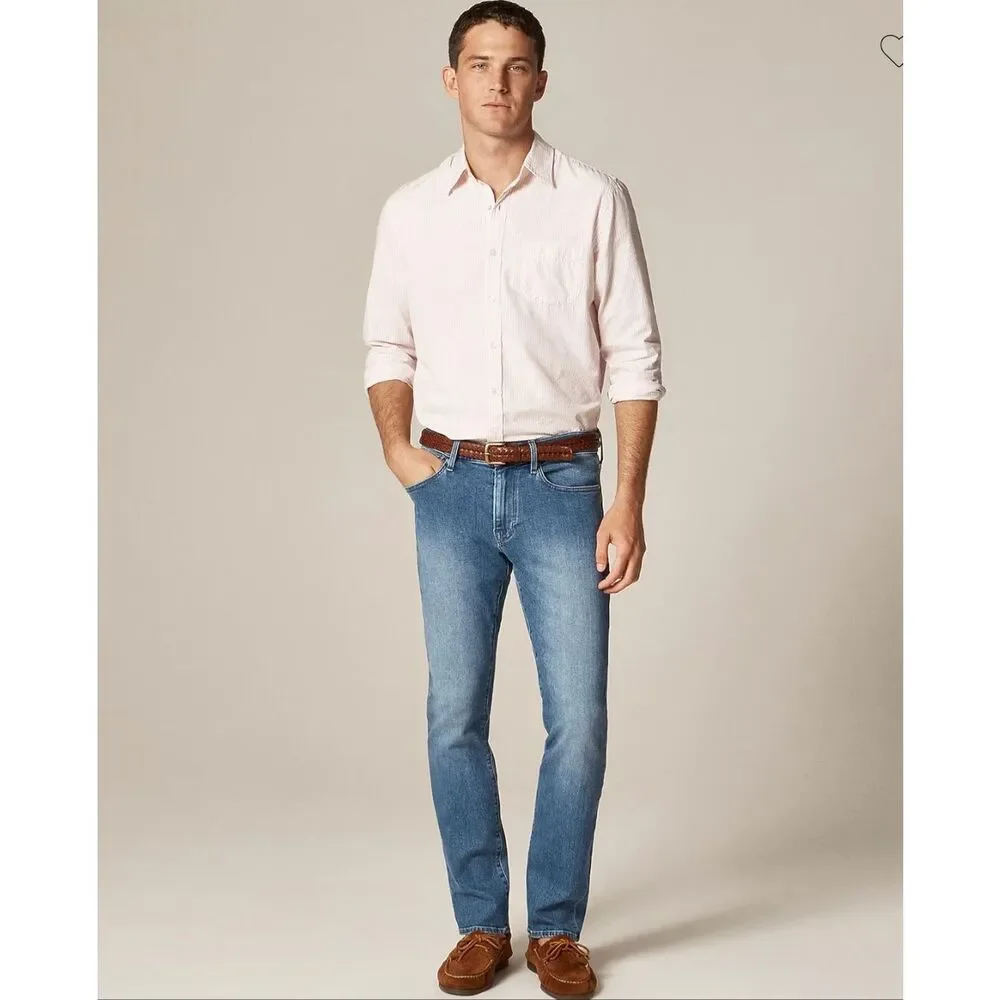 J. Crew 484 Slim-fit stretch jean in medium wash NWT 33/32